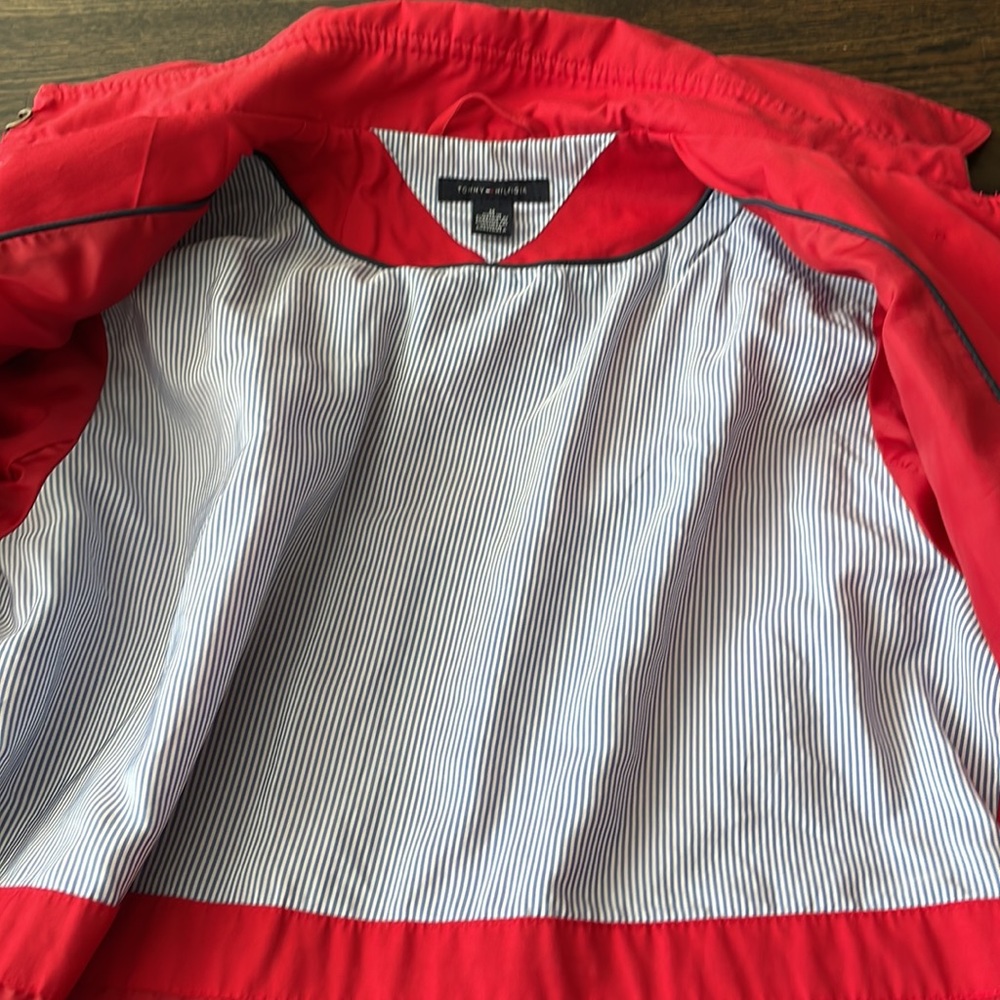 Tommy Hilfiger red trench coat - Picture 7 of 9